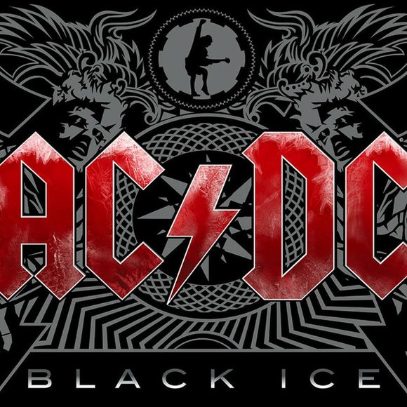 AC/DC Black Ice Tin Metal Sign Music Band Concert Heavy Rock N Roll Décor Gift - Picture 2 of 5